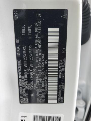 5TDKDRBH6PS011984 - 2023 TOYOTA HIGHLANDER L თეთრი ფოტო 13