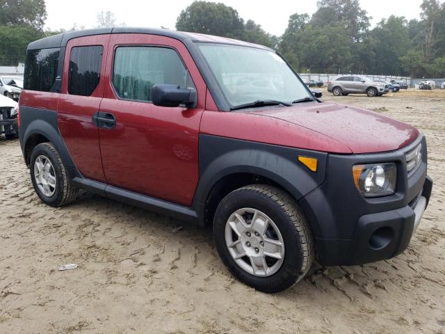 5J6YH18357L006928 - 2007 HONDA ELEMENT LX BURGUNDY photo 4