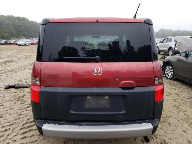 5J6YH18357L006928 - 2007 HONDA ELEMENT LX BURGUNDY photo 6