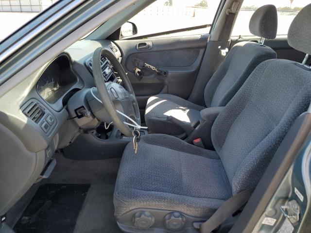 2HGEJ6679YH547545 - 2000 HONDA CIVIC LX მწვანე ფოტო 7