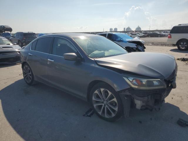 1HGCR2F50EA091906 - 2014 HONDA ACCORD SPORT GRAY photo 4