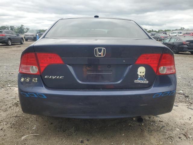 1HGFA16887L114669 - 2007 HONDA CIVIC EX BLUE photo 6