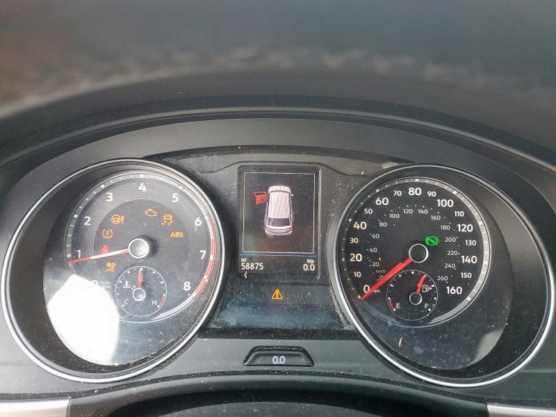 1V2YE2CA4LC225382 - 2020 VOLKSWAGEN ATLAS CROS SE BLACK photo 9