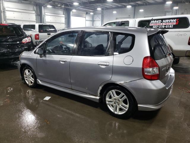 JHMGD37647S014012 - 2007 HONDA FIT S ვერცხლისფერი ფოტო 2