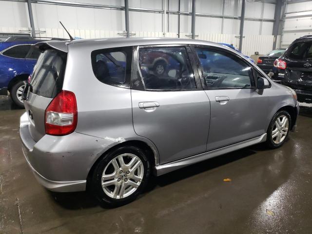 JHMGD37647S014012 - 2007 HONDA FIT S ვერცხლისფერი ფოტო 3