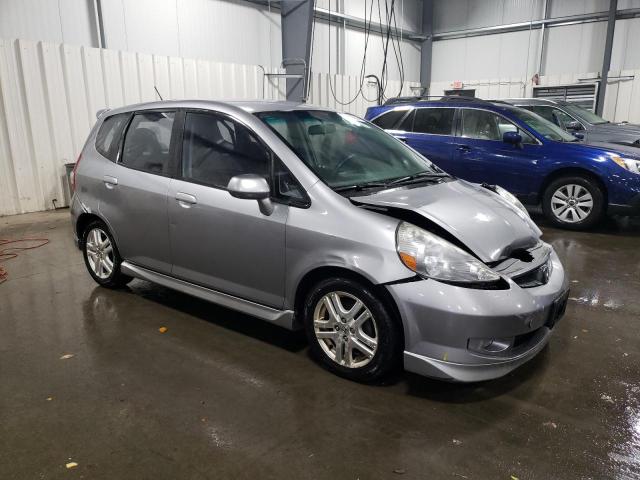 JHMGD37647S014012 - 2007 HONDA FIT S ვერცხლისფერი ფოტო 4