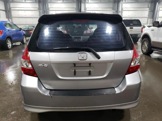 JHMGD37647S014012 - 2007 HONDA FIT S ვერცხლისფერი ფოტო 6