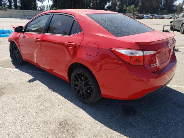 2T1BURHE9GC561623 - 2016 TOYOTA COROLLA L წითელი ფოტო 2