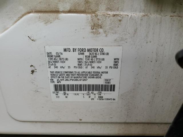 2LMTJ8LP9GBL61267 - 2016 LINCOLN MKX RESERVE Ağ foto 13