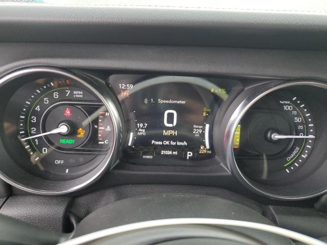 1C4JJXP69MW809732 - 2021 JEEP WRANGLER U SAHARA 4XE BLACK photo 9