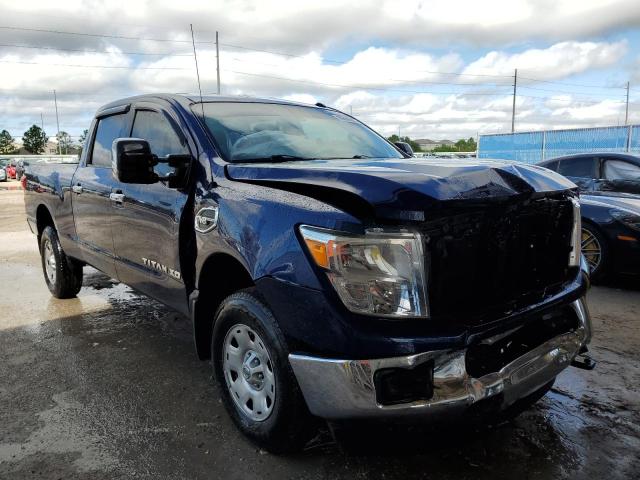 1N6AA1F1XHN551541 - 2017 NISSAN TITAN XD S BLUE photo 4