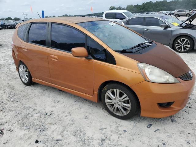 JHMGE8H58BS012305 - 2011 HONDA FIT SPORT ORANGE photo 4