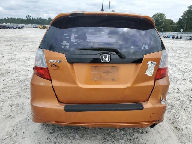 JHMGE8H58BS012305 - 2011 HONDA FIT SPORT ORANGE photo 6