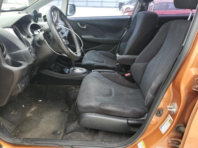 JHMGE8H58BS012305 - 2011 HONDA FIT SPORT ORANGE photo 7
