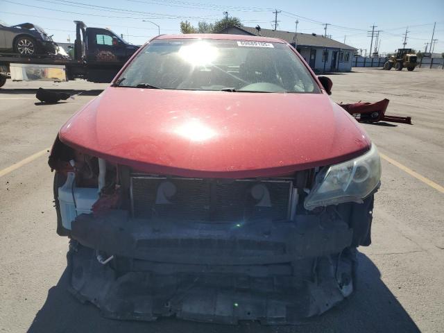 4T1BF1FK6CU619958 - 2012 TOYOTA CAMRY BASE RED photo 5
