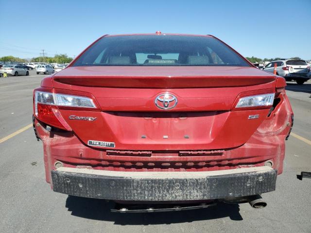 4T1BF1FK6CU619958 - 2012 TOYOTA CAMRY BASE RED photo 6