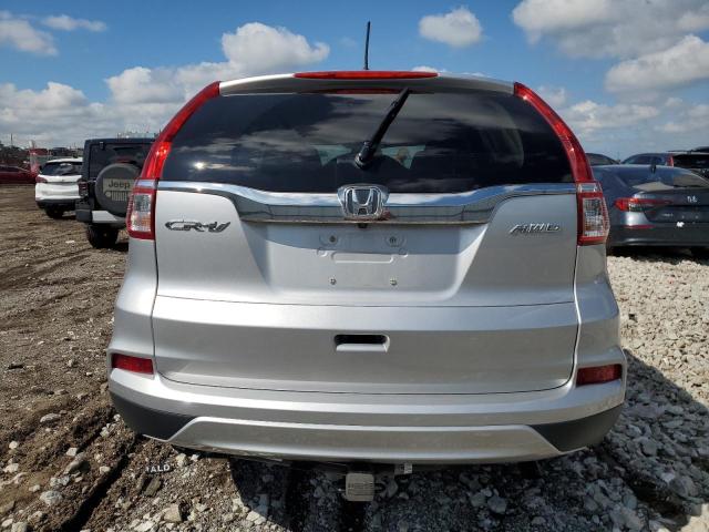 5J6RM4H58GL090150 - 2016 HONDA CR-V EX SILVER photo 6