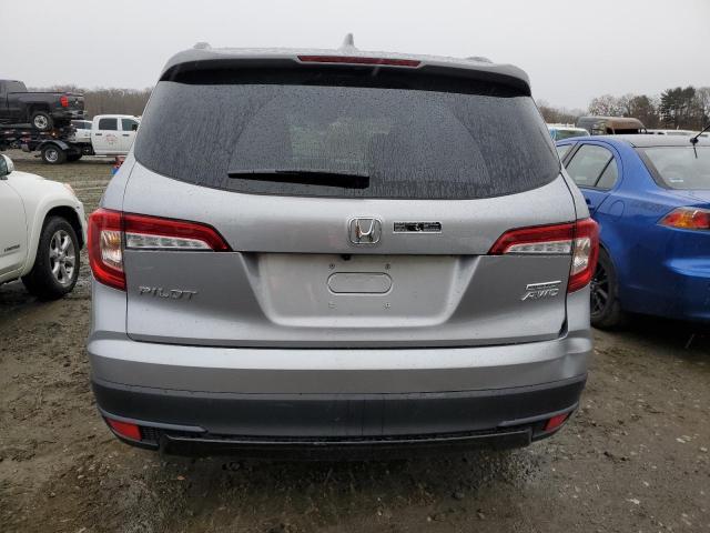 5FNYF6H23NB074290 - 2022 HONDA PILOT SE SILVER photo 6