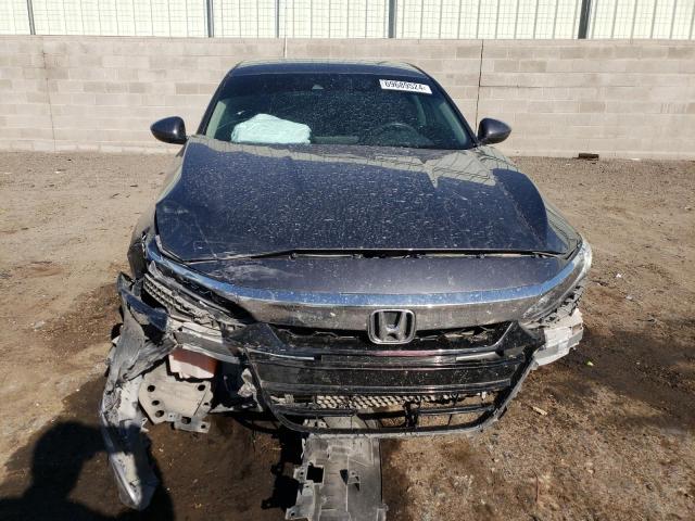 1HGCV1F11KA027758 - 2019 HONDA ACCORD LX GRAY photo 5