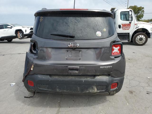 ZACNJAAB3KPK13172 - 2019 JEEP RENEGADE SPORT GRAY photo 6