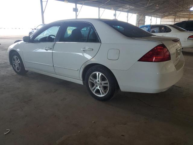 1HGCM56837A161489 - 2007 HONDA ACCORD EX WHITE photo 2