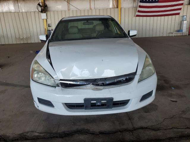 1HGCM56837A161489 - 2007 HONDA ACCORD EX WHITE photo 5
