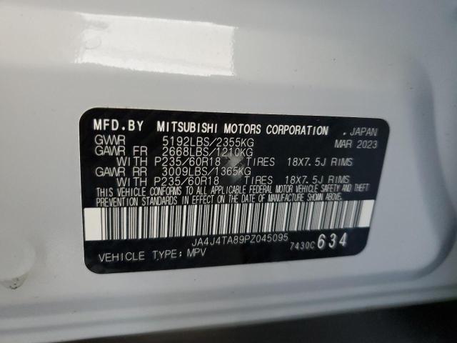 JA4J4TA89PZ045095 - 2023 MITSUBISHI OUTLANDER ES WHITE photo 13