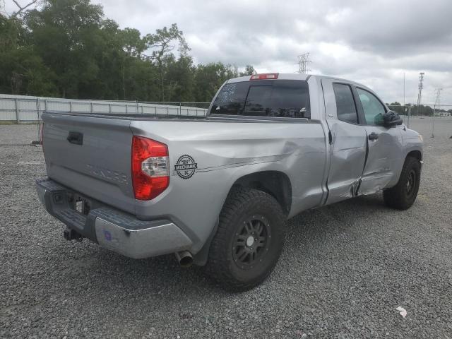 5TFRM5F10EX070914 - 2014 TOYOTA TUNDRA DOUBLE CAB SR/SR5 SILVER photo 3