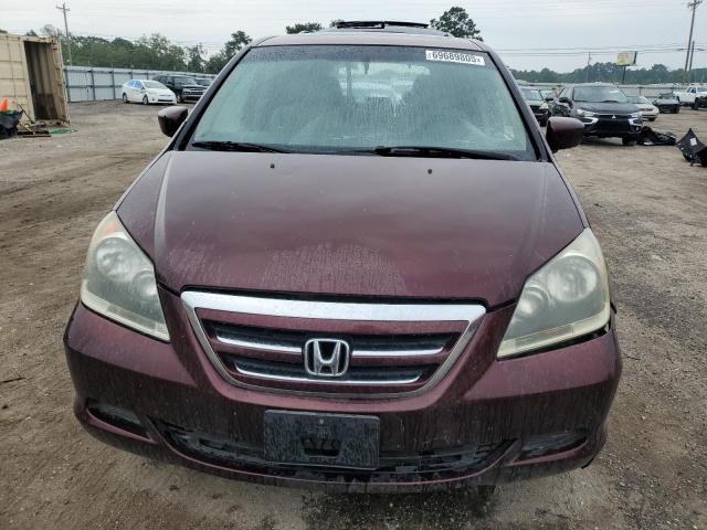 5FNRL38677B457411 - 2007 HONDA ODYSSEY EXL MAROON photo 5