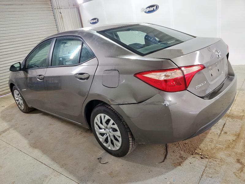 5YFBURHE5KP941406 - 2019 TOYOTA COROLLA L GRAY photo 2
