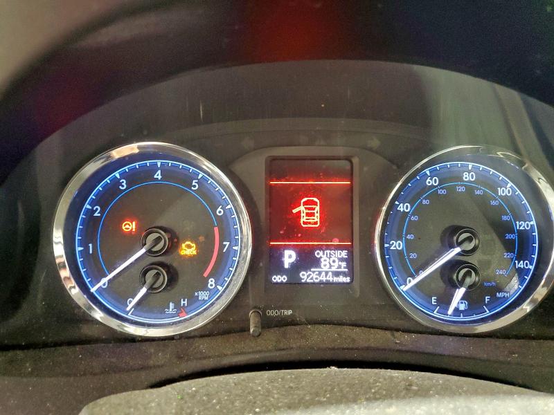 5YFBURHE5KP941406 - 2019 TOYOTA COROLLA L GRAY photo 9