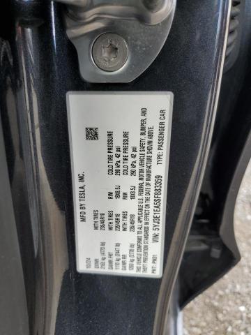 5YJ3E1EA5SF883359 - 2025 TESLA MODEL 3 ნაცრისფერი ფოტო 12