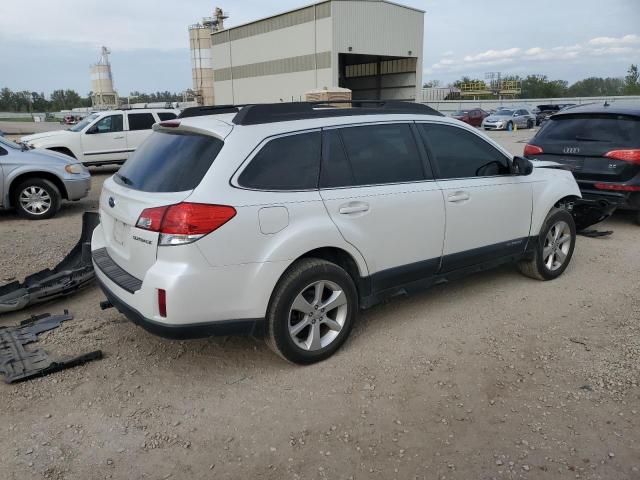 4S4BRCAC3E3287859 - 2014 SUBARU OUTBACK 2.5I WHITE photo 3