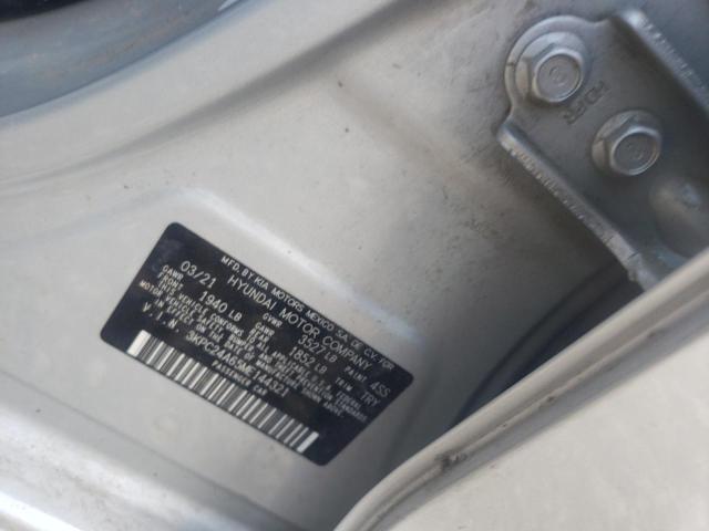 3KPC24A65ME144321 - 2021 HYUNDAI ACCENT SE SILVER photo 12