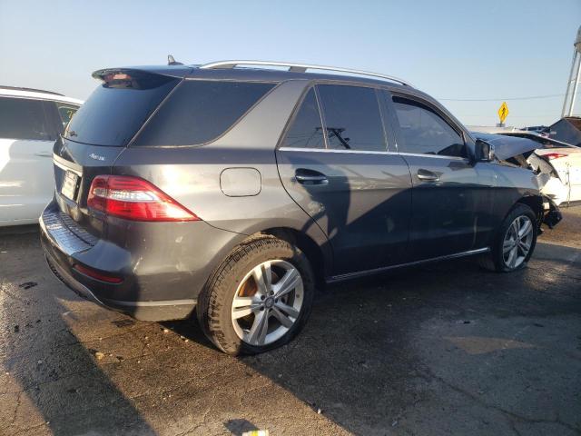 4JGDA5HB4EA355638 - 2014 MERCEDES-BENZ ML 350 4MATIC GRAY photo 3