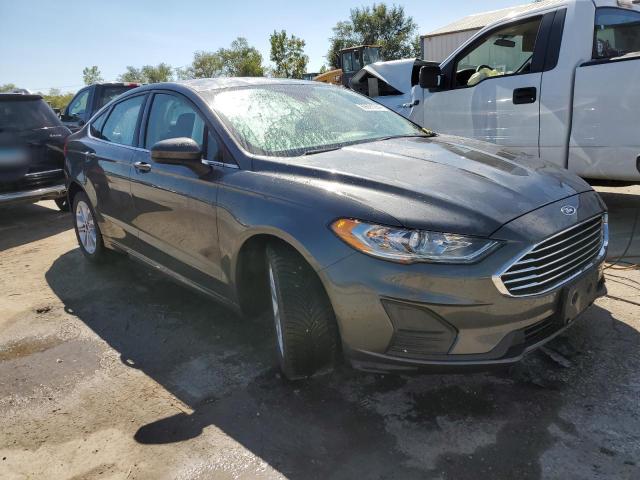 3FA6P0HD5LR238403 - 2020 FORD FUSION SE GRAY photo 4