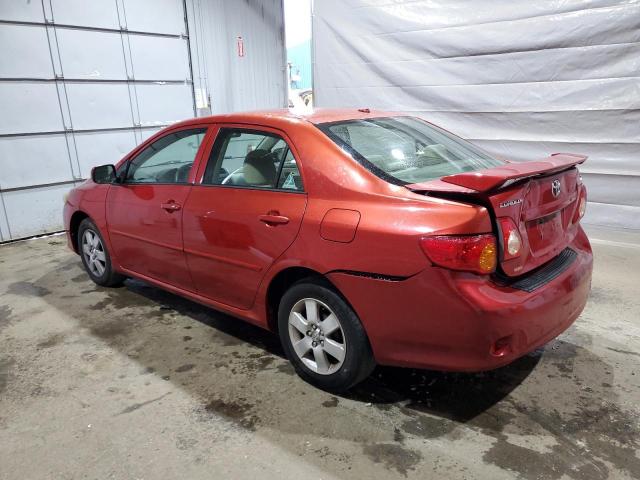JTDBL40E399040553 - 2009 TOYOTA COROLLA BASE RED photo 2