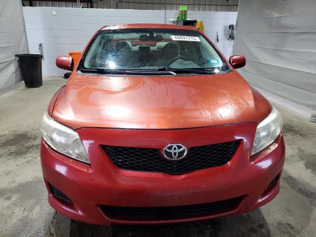 JTDBL40E399040553 - 2009 TOYOTA COROLLA BASE RED photo 5