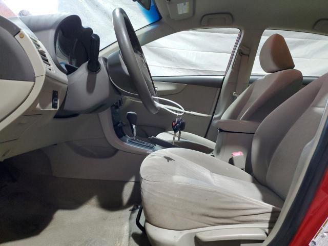 JTDBL40E399040553 - 2009 TOYOTA COROLLA BASE RED photo 7