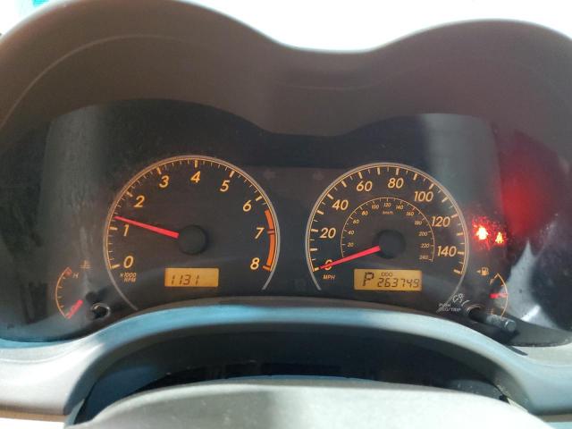 JTDBL40E399040553 - 2009 TOYOTA COROLLA BASE RED photo 9