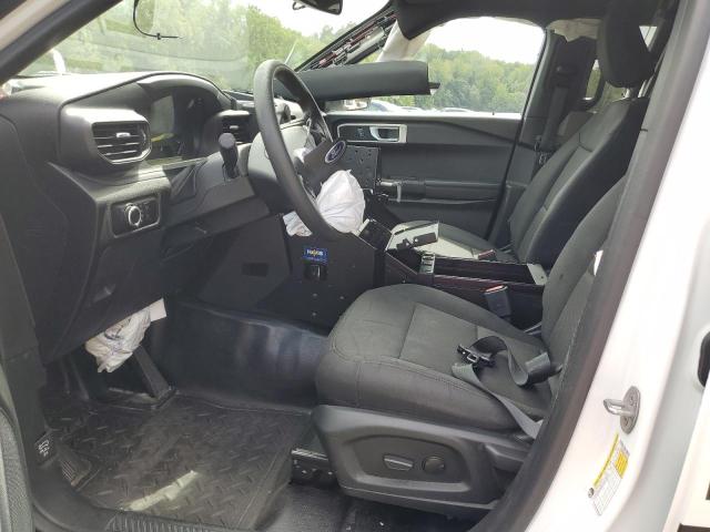 1FM5K8AB4PGB58966 - 2023 FORD EXPLORER POLICE INTERCEPTOR Weiß Foto 7