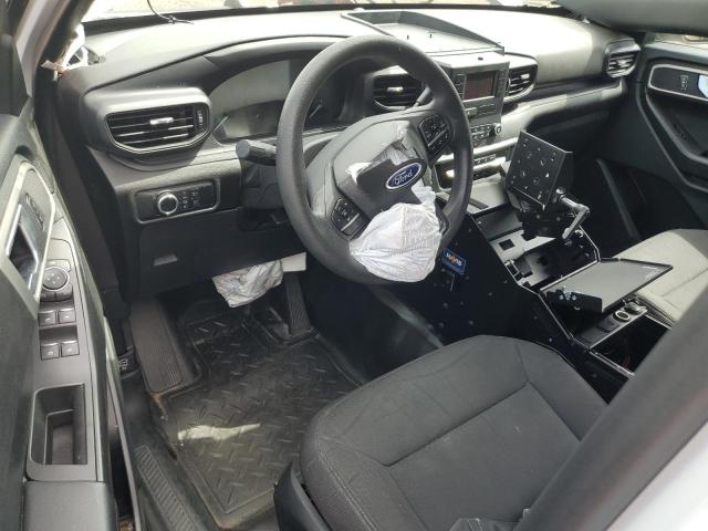 1FM5K8AB4PGB58966 - 2023 FORD EXPLORER POLICE INTERCEPTOR Weiß Foto 8