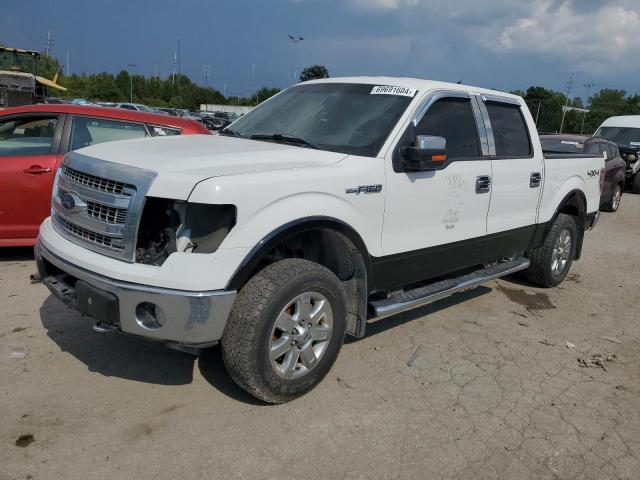 1FTFW1EF7EFB04825 - 2014 FORD F150 SUPERCREW WHITE photo 1