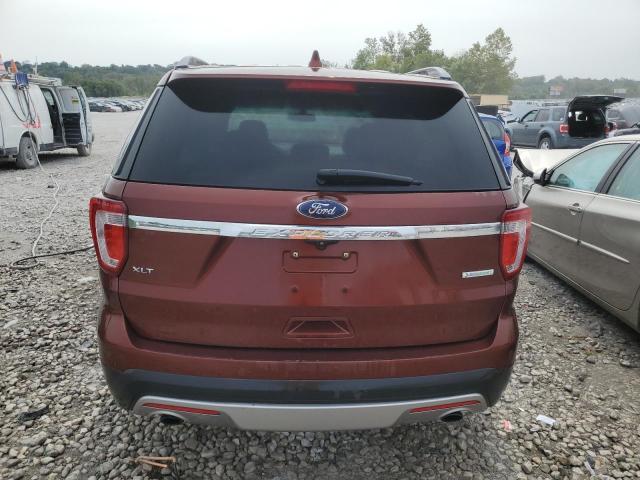 1FM5K7DH6GGC55502 - 2016 FORD EXPLORER XLT MAROON photo 6