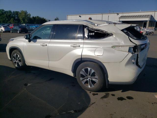 5TDGZRBH4LS506945 - 2020 TOYOTA HIGHLANDER XLE WHITE photo 2