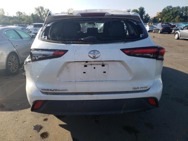 5TDGZRBH4LS506945 - 2020 TOYOTA HIGHLANDER XLE WHITE photo 6