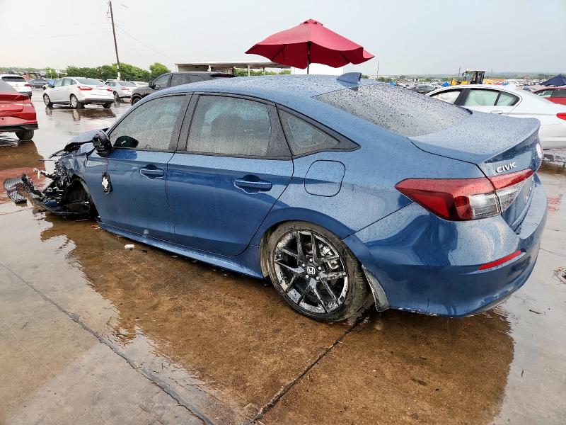 2HGFE4F87SH339144 - 2025 HONDA CIVIC SPORT BLUE photo 2