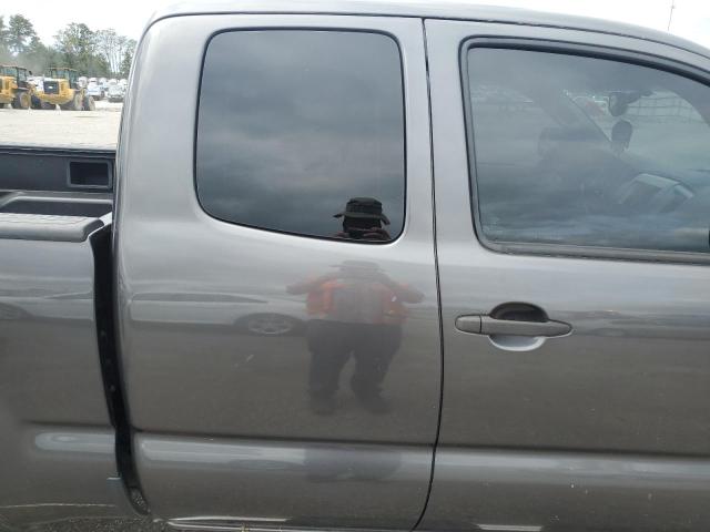 5TFUU4EN2BX001257 - 2011 TOYOTA TACOMA ACCESS CAB ნაცრისფერი ფოტო 10