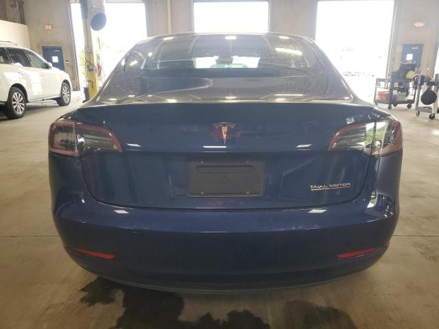 5YJ3E1EC4MF050544 - 2021 TESLA MODEL 3 Կապույտ լուսանկար 6