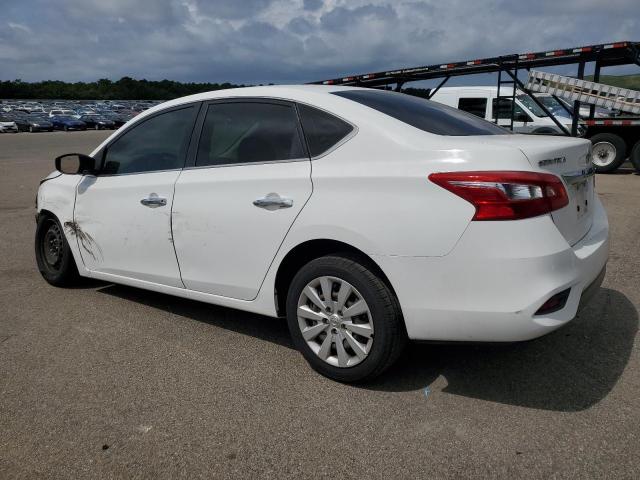 3N1AB7AP2KY374298 - 2019 NISSAN SENTRA S WHITE photo 2